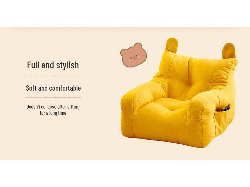 Cartoon Bear Children's Sofa Chair - Cute Reading Seat for Baby or Girl