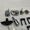 Car Full Lock Cylinder Key Set MR259111 Replacement for Pajero Montero 2nd 1990 to 2004 Lock Cylinder Set for Pajero