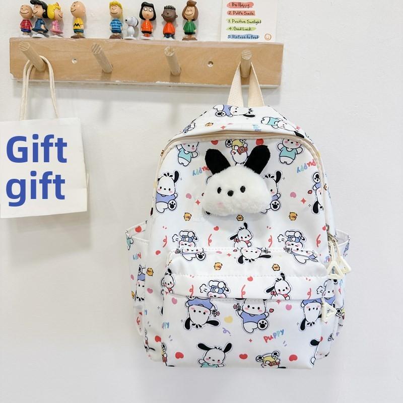 Детский рюкзак Melody Kuromi Pochacco Hello Kitty из дышащего нейлона для детского сада и школьных поездок