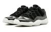 Детские кроссовки Jordan 11 Retro Low Barons (GS) Черный/Металлик Серебристо-Белый