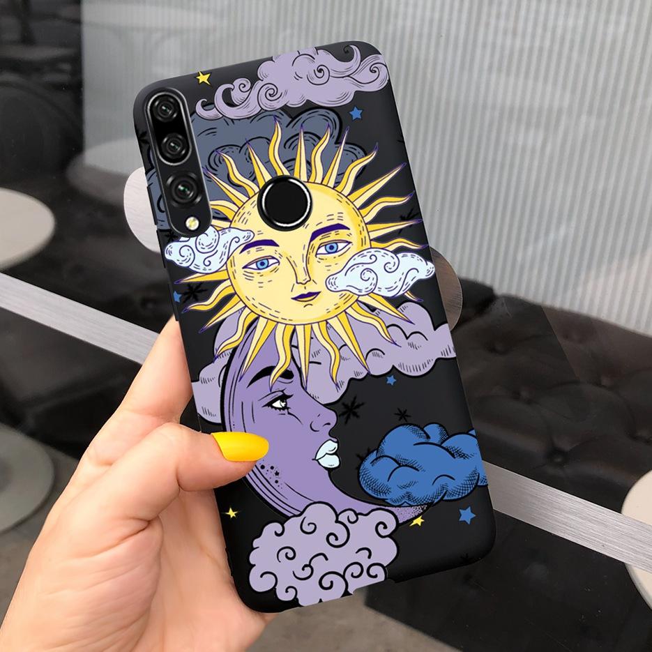 For Huawei Y9 Prime 2019 Case STK-L21 Stylish Flower Cartoon Phone Cover For Huawei Y9 Y 9 Prime 2019 Cases Fundas Coque Bumper