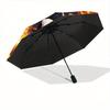1pc Pharmacist Kitten Halloween Automatic Opening and Closing Folding - A Good Choice for Gifts, Fashionable and Convenient Umbrella With Cute Ca