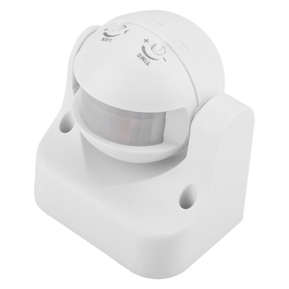 AC110-240V 10A Angle Adjustable Automatic Infrared Sensor Human Body Induction Switch