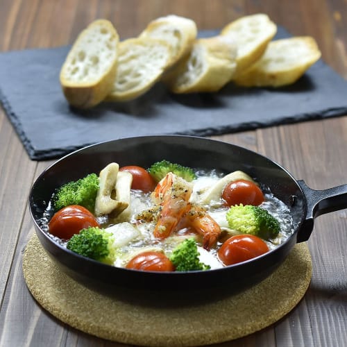 Сковорода чугунная Wahei Freiz, 18 см, Сделано в Японии, Цубаме-сан, Совместима с индукционными плитами, EM-8284