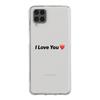 Чехол для телефона Samsung A13 A33 A35 A55 A73 A53 A23 A51 A71 A21S A12 A31 A41 A05s A03S A15 A25 A32 5G Обложка Я люблю тебя Розовое сердце