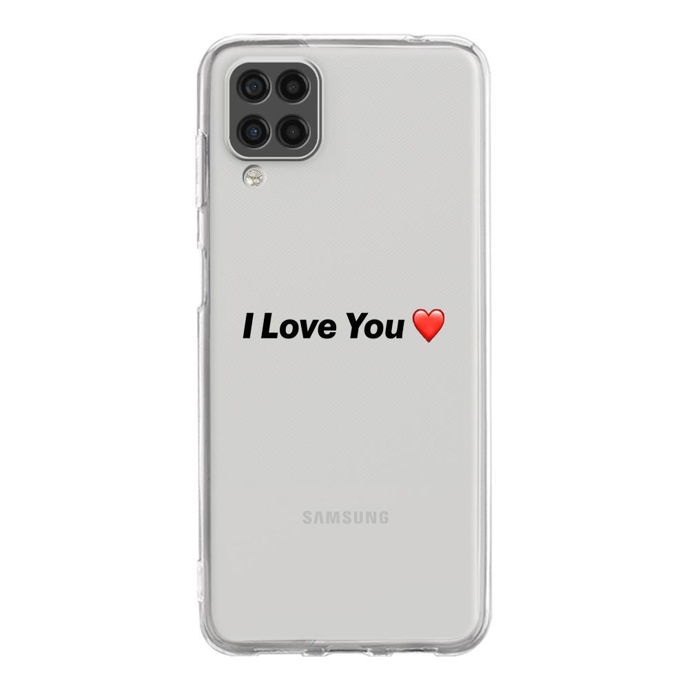 Чехол для телефона Samsung A13 A33 A35 A55 A73 A53 A23 A51 A71 A21S A12 A31 A41 A05s A03S A15 A25 A32 5G Обложка Я люблю тебя Розовое сердце