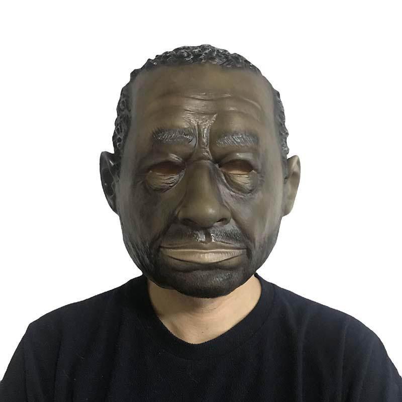 Halloween Wig Old Man Headgear Latex Mask Masquerade Party Funny Costume Props
