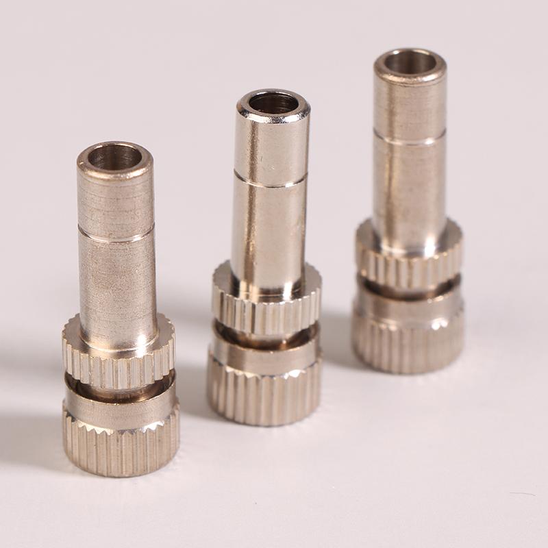 5 шт. 6 мм быстроразъемный распылитель тумана, распыляющая насадка для туманообразования, садовый дождеватель для полива водой, для системы охлаждения туманом