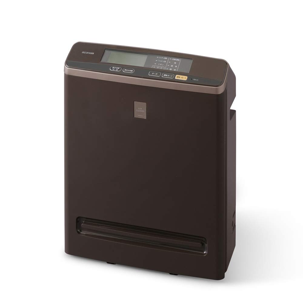 IRIS OHYAMA Air Purifier with Monitor 17 Tatami Brown RMDK-40