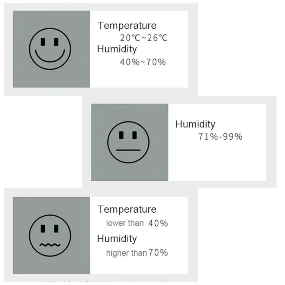 1 Pack Digital Thermometer Mini LCD Screen Hygrometer Indoor Sensor Meter Weather Station, -50°C to 70°C Range, 10-99% RH