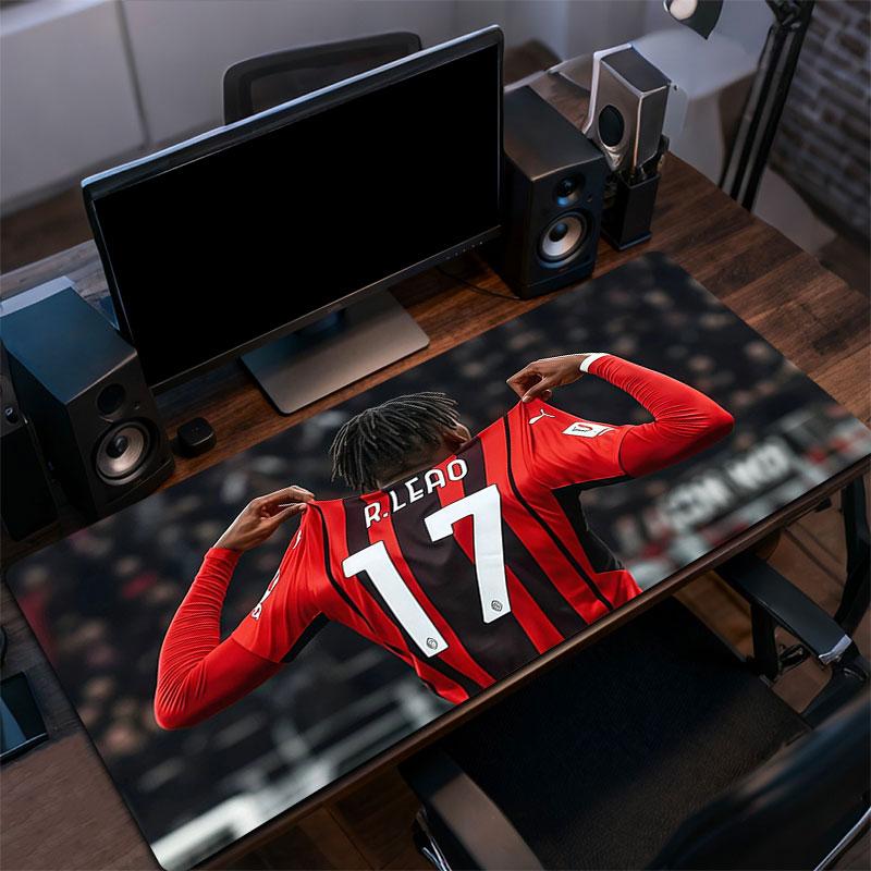 Leao Mouse Pad, Large Gaming Desk Mat, Non-slip XXL Mousepad for Laptop & Tablet, Mini PC Playmat with Stitched Edges