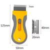 Лезвие для удаления клея, скребок для стекла духовки, скребок для бритвы, пластиковая ручка, скребок для бритвы, шпатель, инструмент для автомобильной пленки, лезвие для чистки окон, скребок