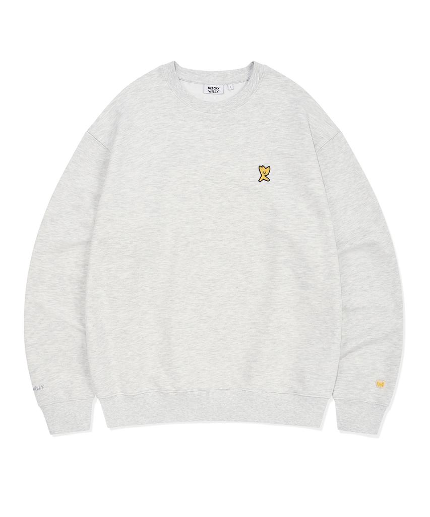 WACKY WILLY [26Ss] Signature Kiki Logo Sweatshirt (6 Colors) (Type A)