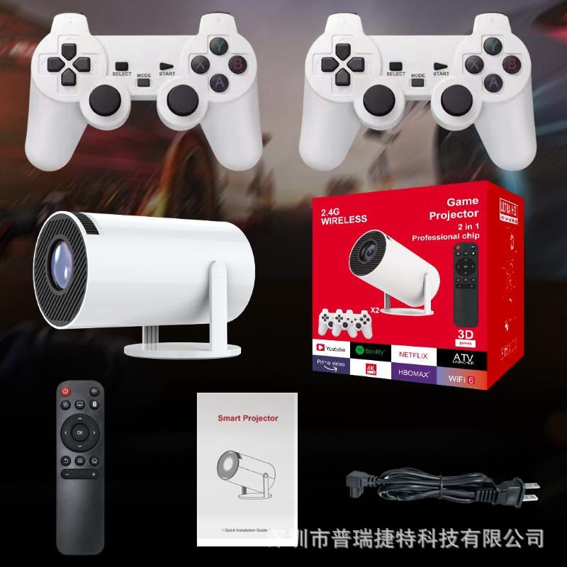 Игровой проектор Hy300/p30/hy320/s40 4K Android 13 HD Игровая консоль
