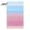 Task Organizer Pad Gradient Checklist Sticky Notepad, Self-stick To-do List Pads, Macaron Color Office Memo Stationery Tearable Planner for
