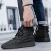 2025 Зима Новые Мужские Ботинки Толстая подошва Износостойкие Мужские Повседневные Ботинки Дышащие Мужские Высокие Кеды Ботас Пара Хомбре