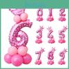 Яркое 32-дюймовое украшение из фольгированного шара с цифрой для детского дня рождения и свадебных мероприятий