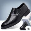 Men's Genuine Leather High-end Business Formal Casual Leather Shoes Men's Shoes Soft Leather British Loafers