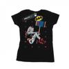 Womens/Ladies Harley Quinn Playing Card Suit Cotton T-Shirt