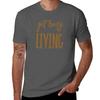 Get Busy Living T-Shirt Man T Shirts Cotton T Shirt Custom Print T-Shirt