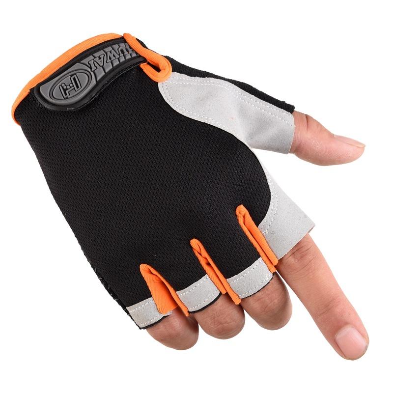 Spring and Summer Men's Mesh Fabric Breathable Bicycle Half Finger Outdoor Cycling Sport