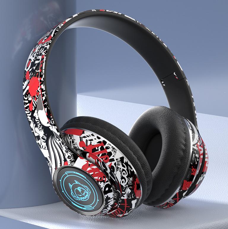 Складная игровая Bluetooth-гарнитура M6 со слотом для карты, универсальная для мобильных телефонов