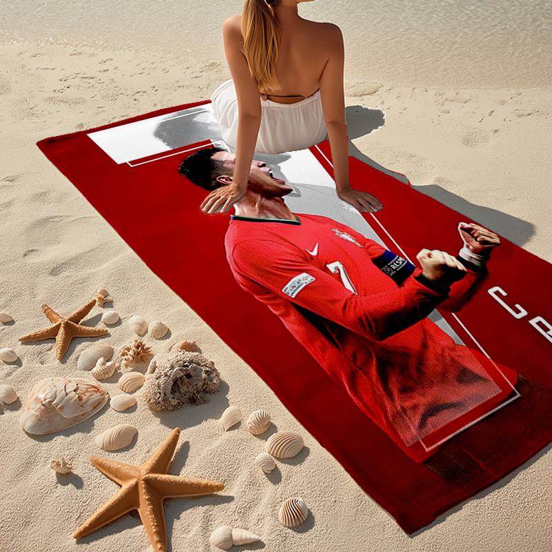 CRF 7 Fashion Beach Towel: Ideal for Summer Adventures, Soft, absorbent and quick drying, suitable for swimming and bathing