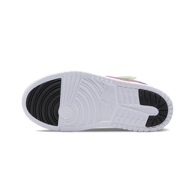 Детские кроссовки Air Jordan 1 Low ALT PS Old School Gaming White Black Lemon-Venom DM8970-114