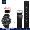 Для серии Casio PROTREK PRW-60/61/70Y/50/30 наручные ремешки для активного отдыха и альпинизма из силикона и нейлона мужские модифицированные аксессуары