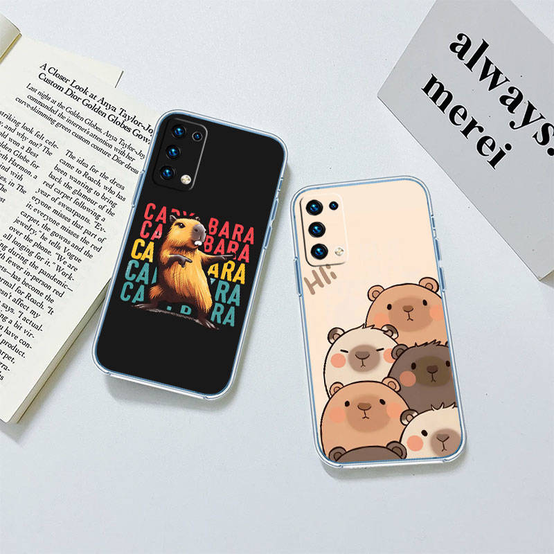IR4 Capybara Cute Case for Motorola E22S E7 G6 G7 G8 G9 Plus Power Play G10 G20 G04 E30 E40 E22 E20 E13 E15 G22 G23 G05 G75 G35 G55