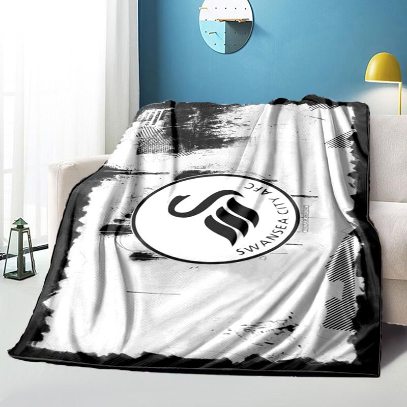 Football Club Emblem Printed Throws Blanket Soft Flannel Blankets for Couch Bed Gifts for Men Women Picnic blanket Christmas gifts