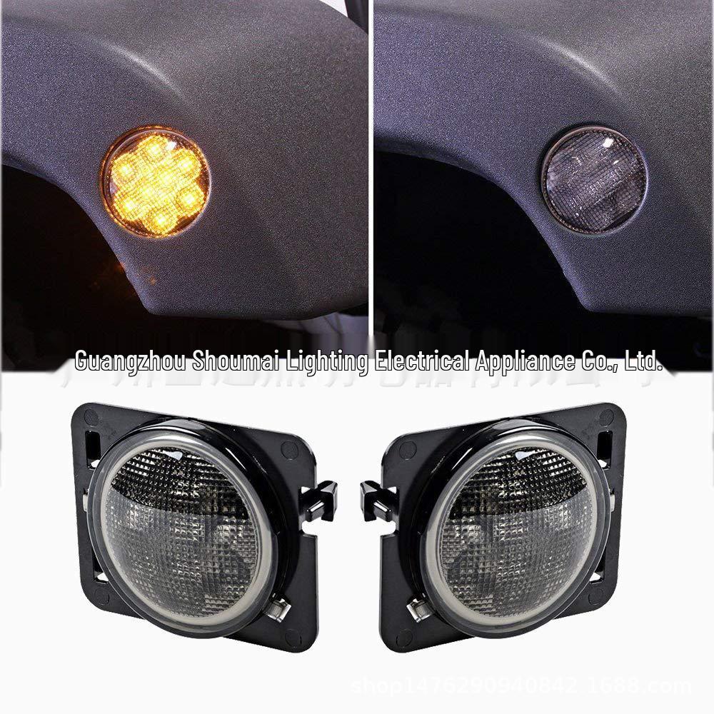 JEEP Wrangler Fender LED Amber Turn Signal Lights