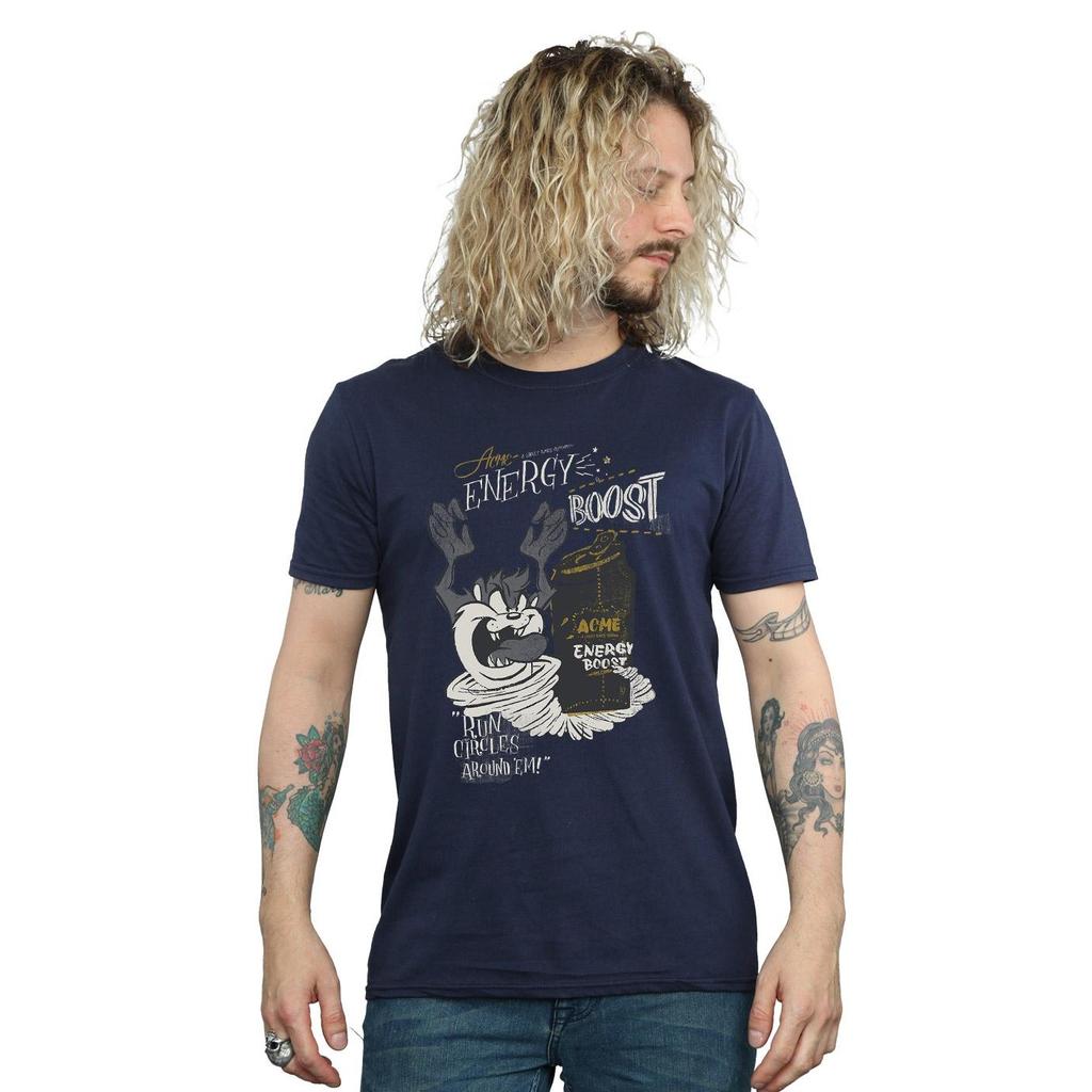 Looney Tunes Mens Taz Energy Boost T-Shirt