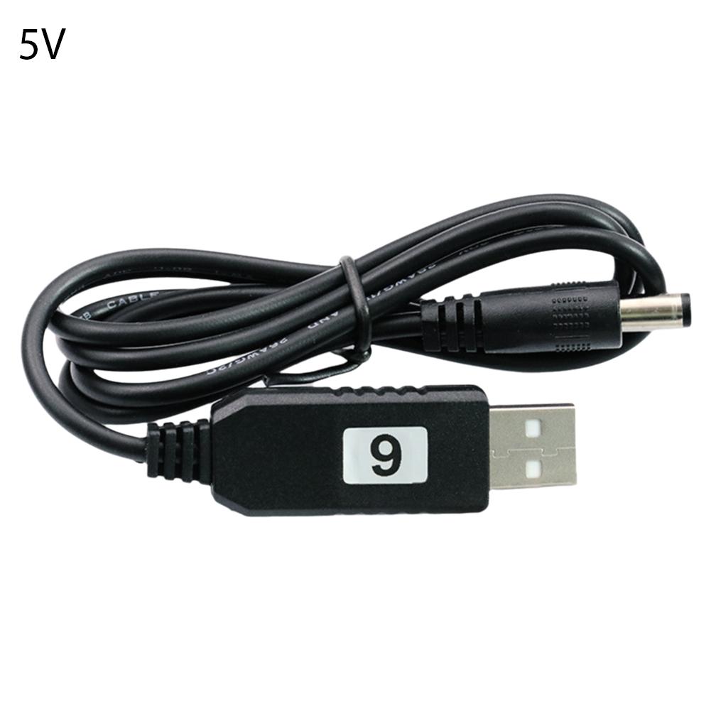 5V to 9V 12V USB Power Boost Cable DC Step Up Converter Adapter 5.5x2.1mm Plug for CCTV Camera Router