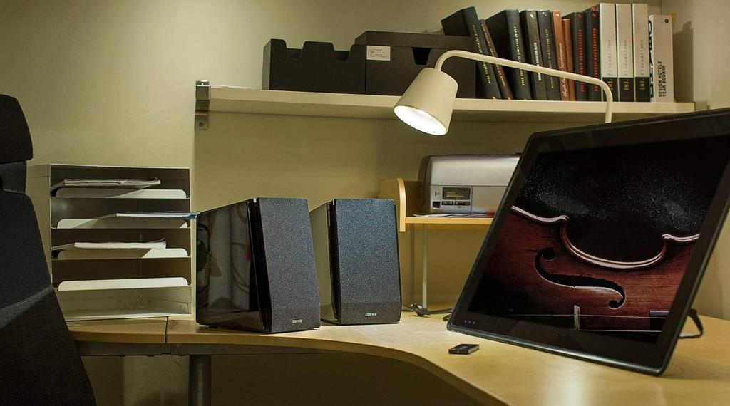 Edifier R1850DB Active Bookshelf Speaker Bluetooth for 70W RMS Amplifier Tweeter and Subwoofer Output Set of Black V5.1 PC/TV/PS5, 2-way Output,