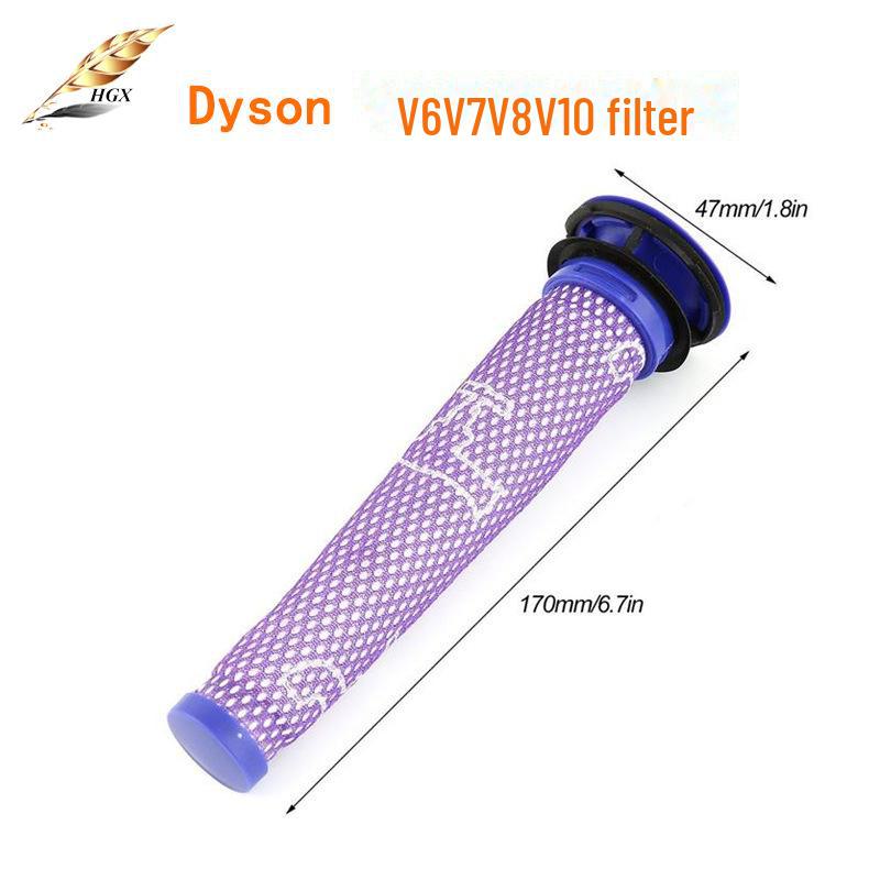 Совместимые аксессуары для Dyson V6: DC58, 59, 62, 74 – Фильтр, плоский всасывающий шланг, всасывающая головка