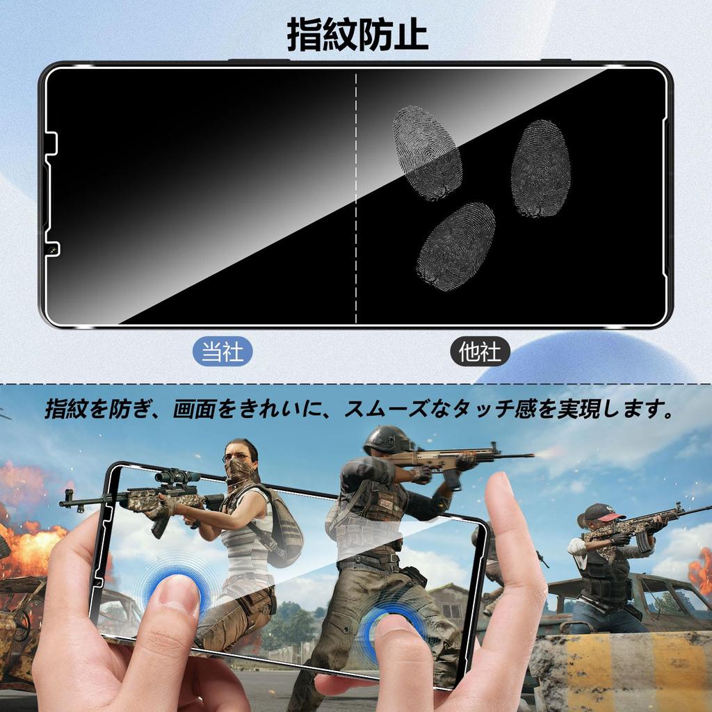 Of For Sony Xperia 1 VI Glass Film Camera Film Kluso Asahi Glass Compatible with Sony Xperia 1 VI Tempered Glass 9H Shockproof High Transmittance
