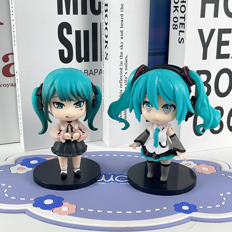 6 шт./набор Серия Hatsune Miku Q Version Кролик Синнаморолл Piapro Первое поколение Поколение Детская Игрушка Коллекция Подарок Подарок на День Рождения
