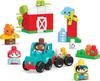 Набор Mega Bloks Зеленый Город Пчела и Фермерский Трактор (51 штука) для детей от 1 года, HDL07