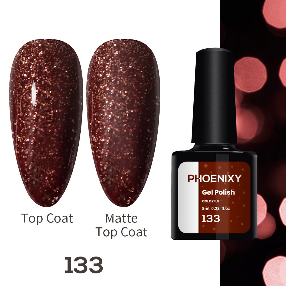 Гель-лак для ногтей PHOENIXY, 8 мл, отмачиваемый гель-лак для дизайна ногтей, маникюрного салона, лампы для ногтей своими руками и украшения домашнего гелевого дизайна ногтей