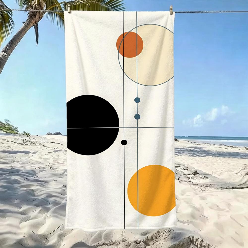 Modern D-Danish minimal geometricS Towel Five-Star Hotel Quality Eco-Friendly Ultra Soft Thick Towels & Beach Towels