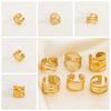 Adjustable Irregular Ring Fastness Women's Ring Exaggerated Multi Layered Ring Gift