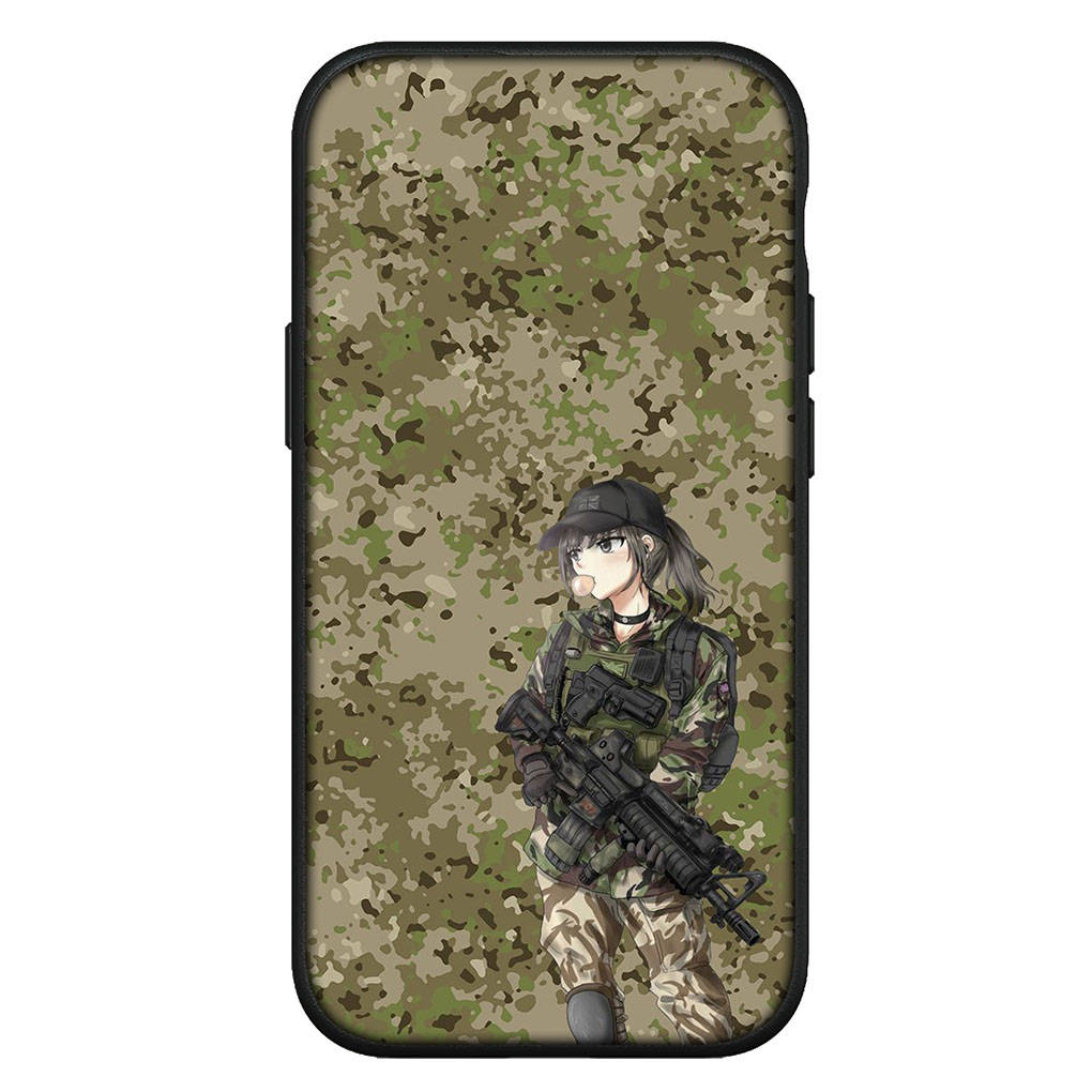 Для iPhone 16 15 Xiaomi Redmi Note 14 13 12 11 Pro Max X 8 16e Samsung Galaxy S25 S24 S23 Moto OPPO Huawei Pattern Camo Военный армейский камуфляжный чехол