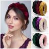 Luxury Velvet Braid Hair Band Wide Hairband Hair Hoop Headband Fashion Hairband Headbands for Hair Woman