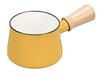 Milk Pan, 3.9 Inches (10 Cm), Enamel, Enamel, Yellow, Petitto HB-5066