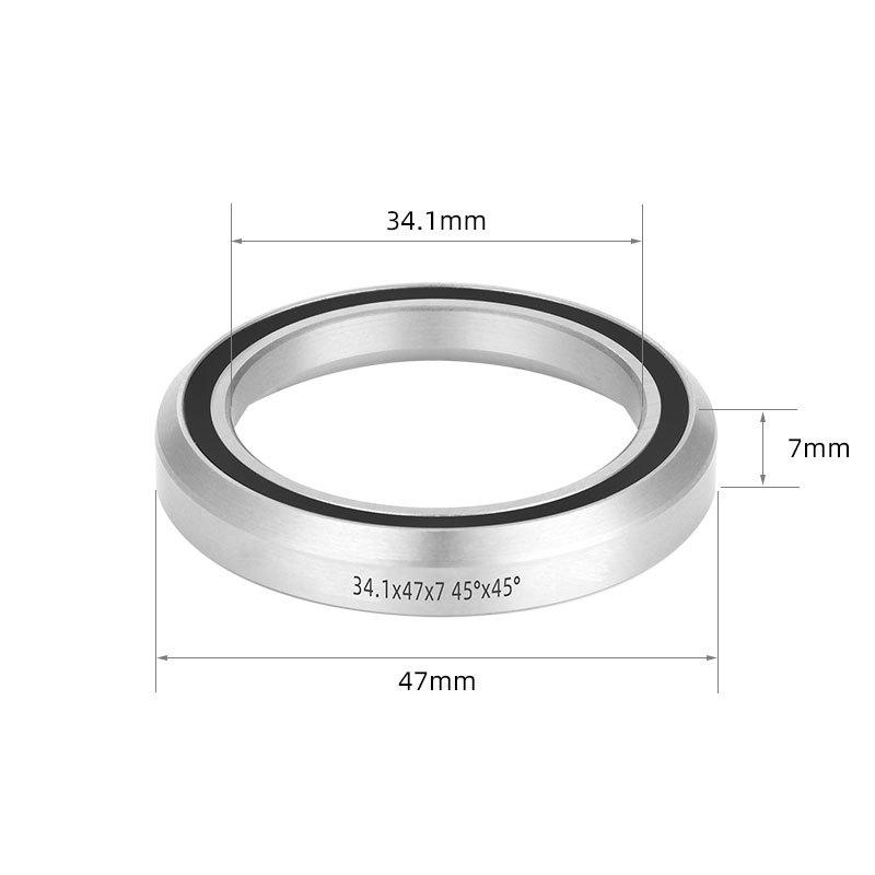 General Bike Headset Bearing Steel Wear Resistance Bicycle Headset Bearing Steering Bearings Waterproof Bike Repair Parts