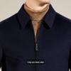 Antonio Men's Classic Wool Blend Overcoat with Removable Cashmere Liner