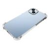 For iPhone 13 6.1 Inch Back Cover WANLONFENG TM Series 2.0mm Clear TPU Phone Case (Big Lens Hole)