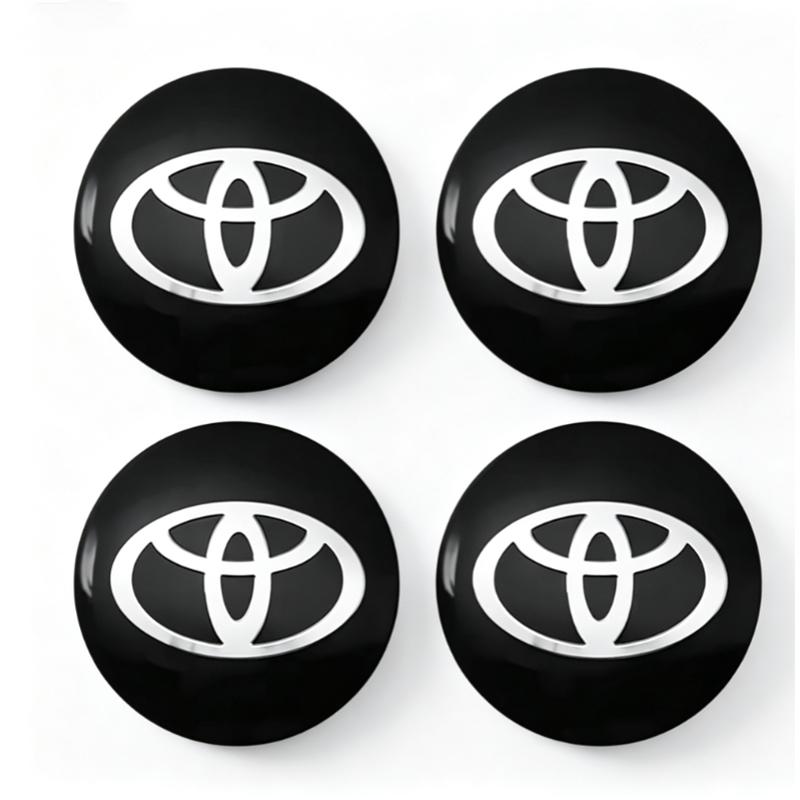 4pcs 56mm Car Wheel Hub Center Stickers Decal Emblem For Toyota Hilux Aygo Yaris Ractis Corolla Camry CHR Auris Tacoma Accessory