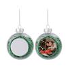 8cm Clear Blank Ball Pendant Sublimation Christmas Ornament Pendant for Transfer Printing DIY Party Tree Home Decors
